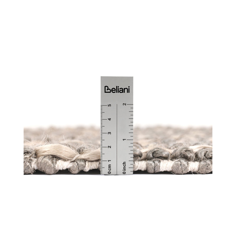 Rug TELLIKAYA Jute Grey, Rectangle 160 x 230 cm