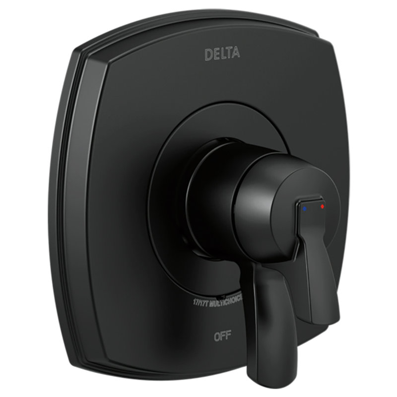 Stryke 17 Series Valve Faucet Trim, Matte Black