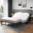 Adjustable Bed Frame with Wireless Remote, Fabric Cover, Quiet Motor, Head and Foot Incline-1251786974