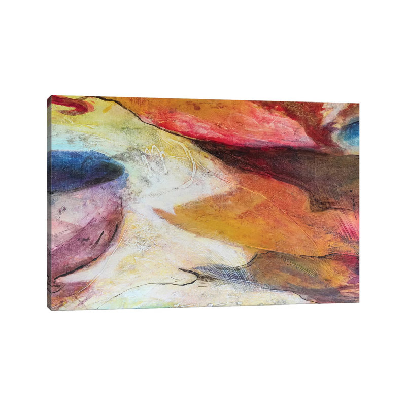 Fuchsia Expression IV by Gabriela Villarreal - Wrapped Canvas Gallery-Wrapped Canvas Giclée