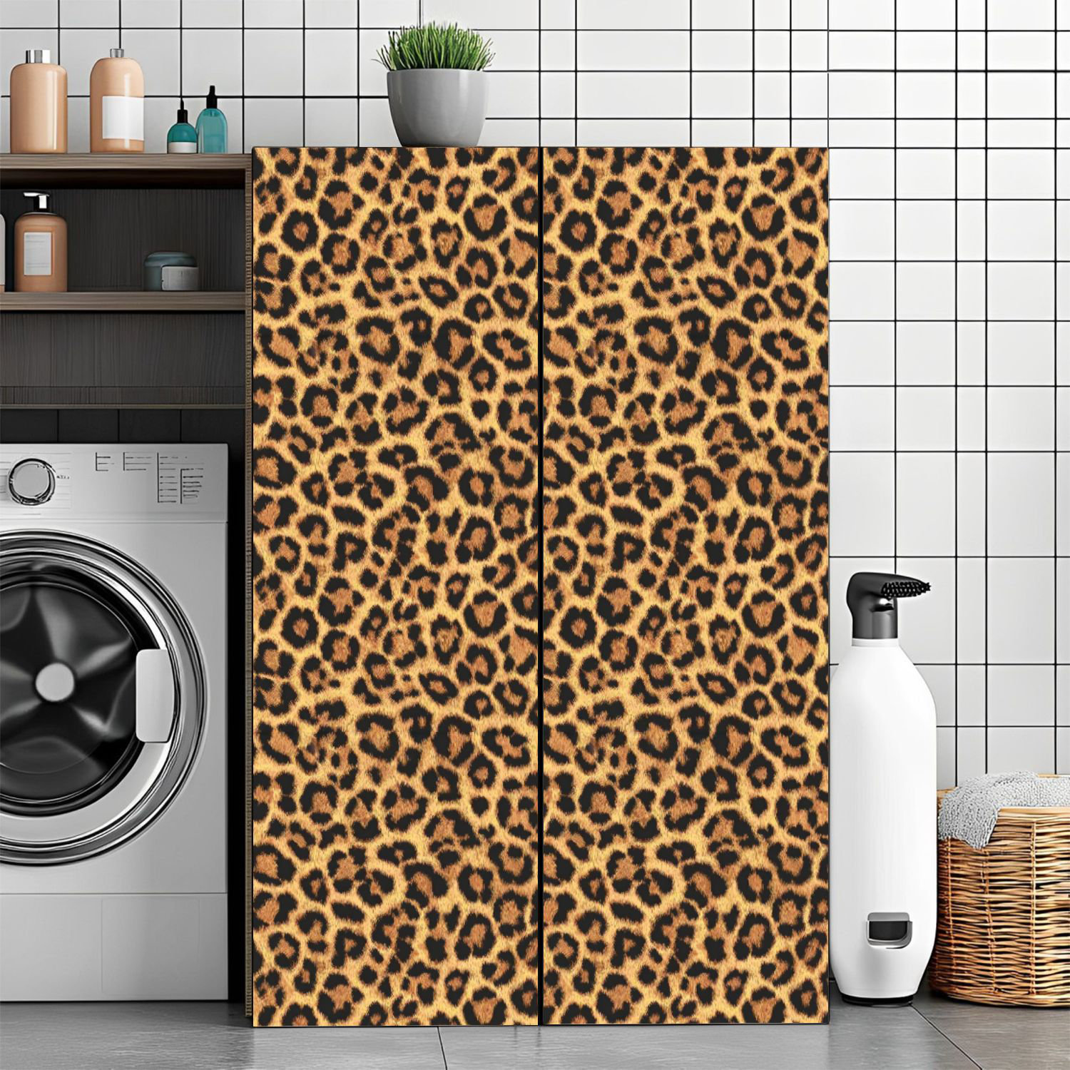 Black Leopard Pattern Peel And Stick Wallpaper / Animal Print Removable Wallpaper / Black Wallpaper - Self-adhesive Or Traditional - View #14