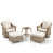 Coussin beige / structure brun clair est en rupture de stock