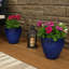 Pot de fleurs extérieur rond en céramique Atenea Francine-700537289-700537285