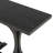 Farmhouse Entryway Table with Rubber Wood Slender Curved Legs-880985789