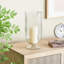 Porte-bougie nervuré en verre Perry and Grey-200086461