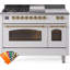 ILVE Nostalgie II 48 Dual Fuel Range-6302511-6302510