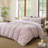DONEUS Striped Duvet Cover Set 100% Washed Cotton Linen Like Soft Feelling Breathable Bedding-113054933-118101062