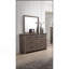 Mobilier de chambre à coucher avec tiroirs en bois à finition naturelle