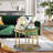 Glass Top Nesting Coffee Table-1406826886
