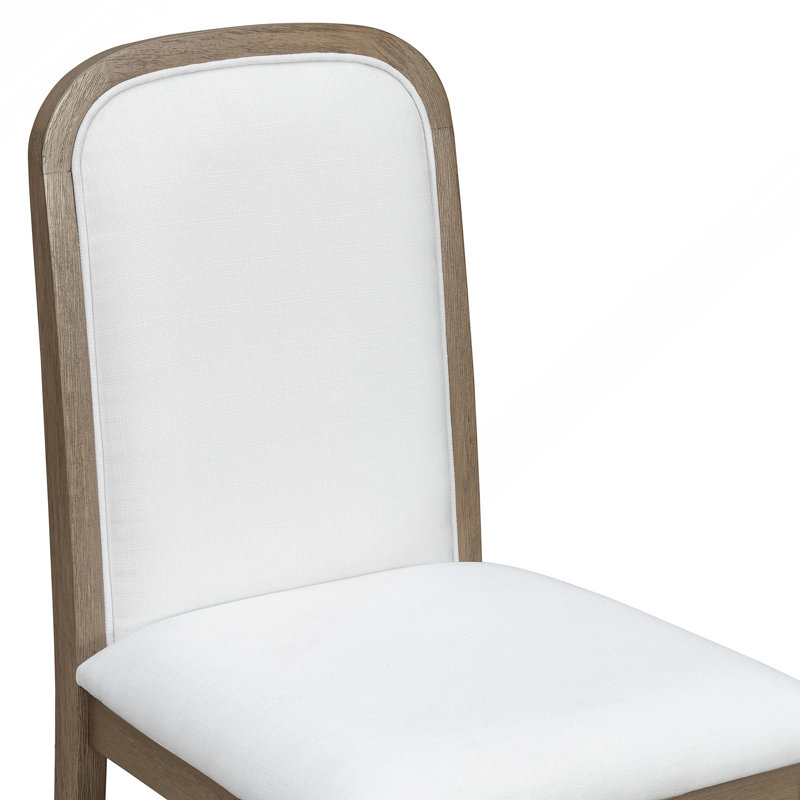 Ensemble de chaises de salle à manger de style rétro avec 4 chaises rembourrées, Espresso