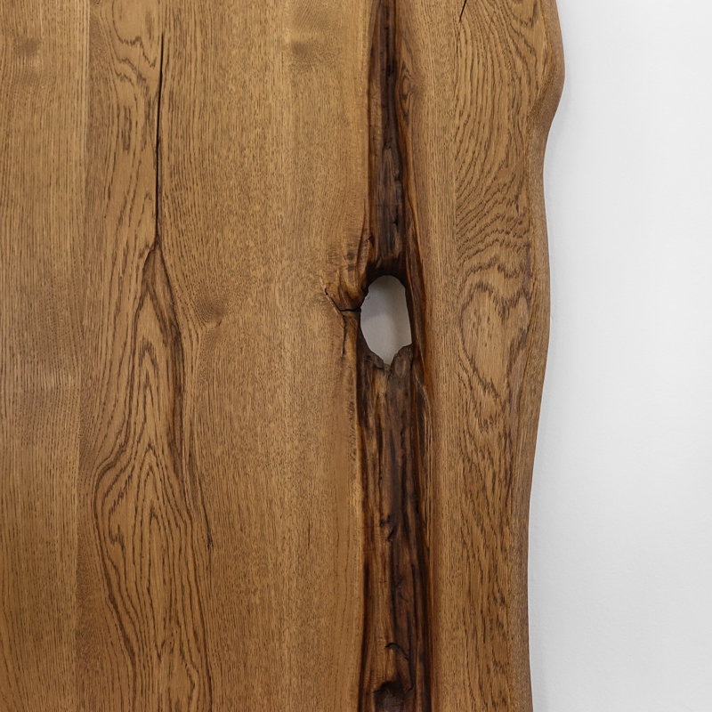Veasley Solid Oak Barn Doors Prefinished, Brown