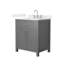Meuble-lavabo simple autoportant 30 po avec plateau en quartz Beckett-108351787-108351786-108351792