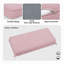 Coussin de banquette sur mesure de 7,6 cm de haut avec double passepoil et 2 attaches pour banquette de salle à manger ou coin repas.-792013405-792013366