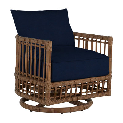 Newport Swivel Patio Chair with Cushions