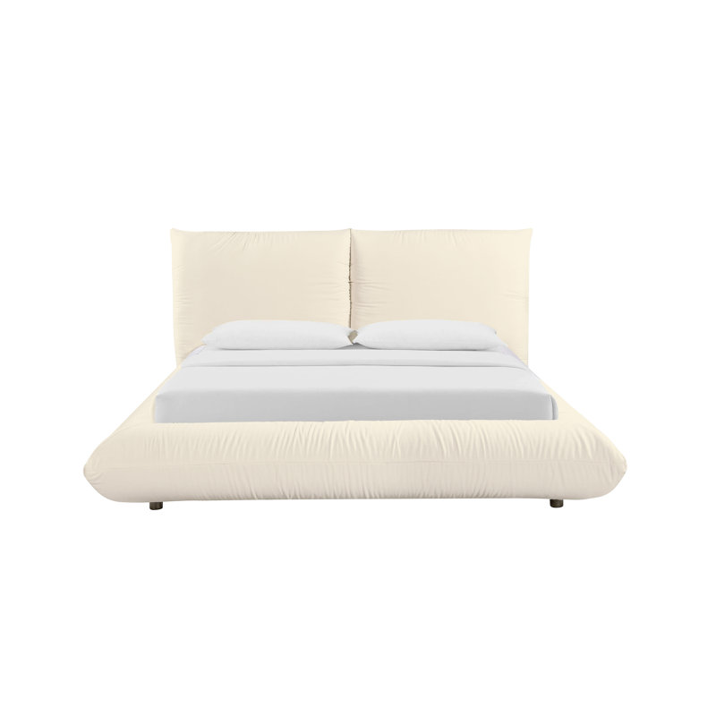 Lit plateforme tapissier Riata, Grand