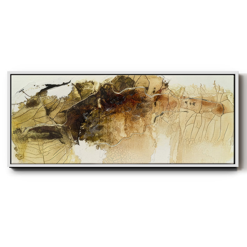 Dance of Gold I - toile encadrée, H 8 po x l 20 po
