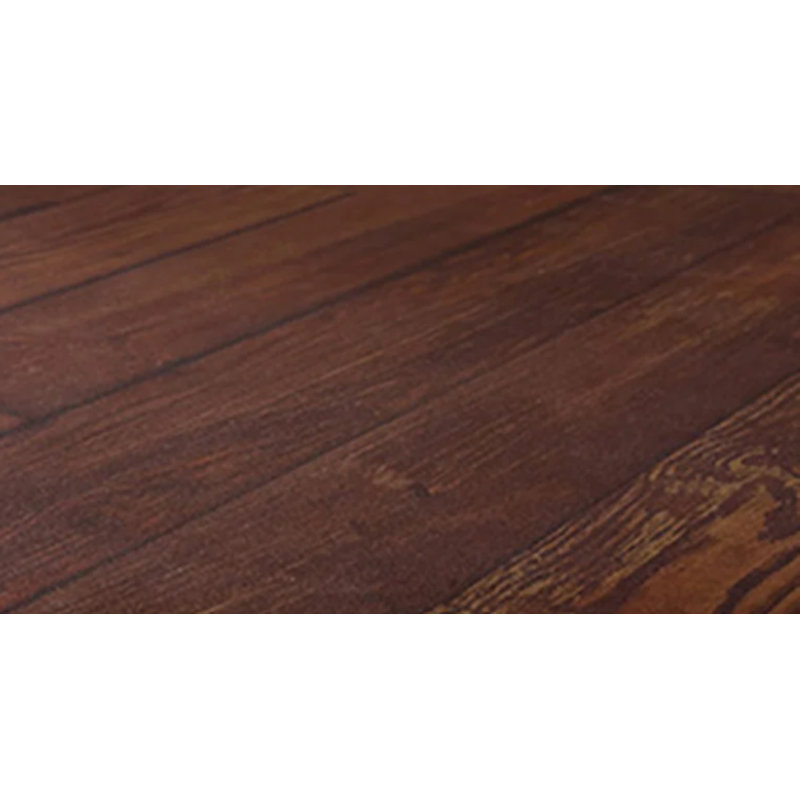 Plateau de table d'extérieur en bois thermolaqué, H 1,125 po x L 84 po x l 36 po, Planche de chêne rouge