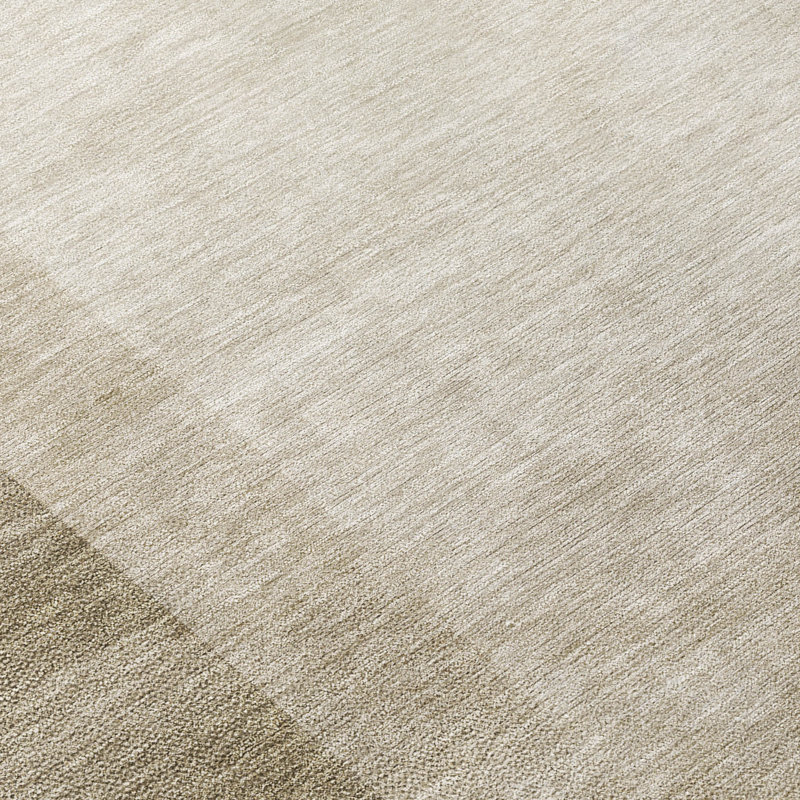 Khaki Rectangular Washable Synthetic Indoor/Outdoor Rug