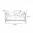 Simple modern high appearance level office sofa