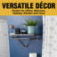 Ensemble d'armoire rustique avec étagère en bois-129612055-129699005