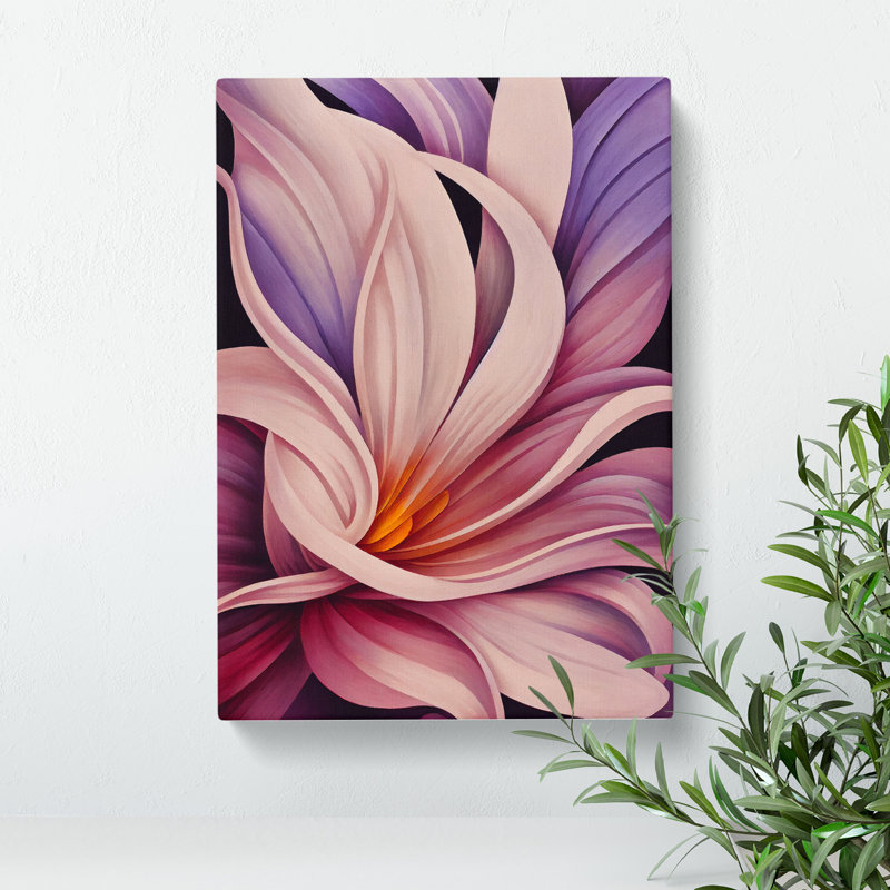 Abstract Flower No.2, 76cm H x 50cm W x 3cm D