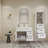 35.4" Wall-Mounted Single Bathroom Vanity Set-70381366
