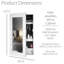 Beedeville Wall Jewelry Armoire-282248314