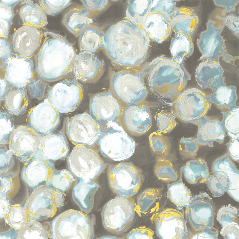 Abstract Circle Pattern - Wrapped Canvas Print, 30cm H x 30cm W x 3.8cm D