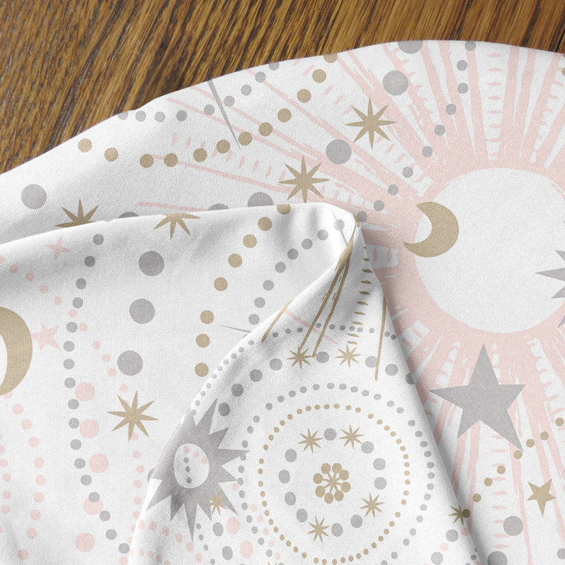 Housse de coussin d'allaitement Watercolor par Sweet Jojo Designs, Rose rosé / or