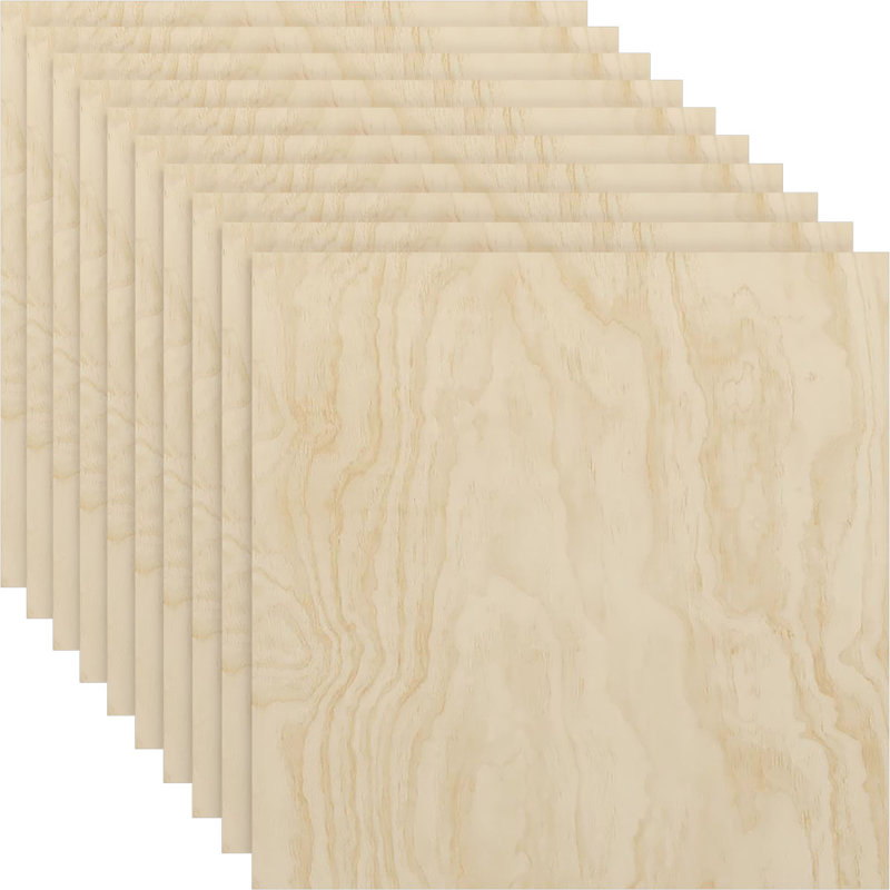 Planches en bois, Bouleau, H 15,75 po x l 15,75 po x P 0,25 po