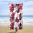 Tropical Palm Trees Sand Free Beach Towel 63"x30", Quick Dry Lightweight Absorbent Travel Towels for Adults Gym Camping Swim Pool
