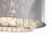 Marilyn 1 Light Arc Floor Lamp - 94", Mylar & Crystal shade, Rotary Switch, Marble base-121635750