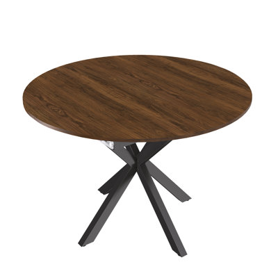 Retractable dining table, round dining table