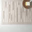Giselle Striped Handmade Area Rug in Gray/White/Brown-208094498