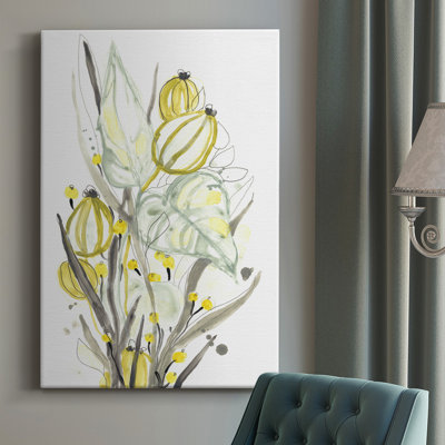 Ethereal Citron I - Wrapped Canvas Painting