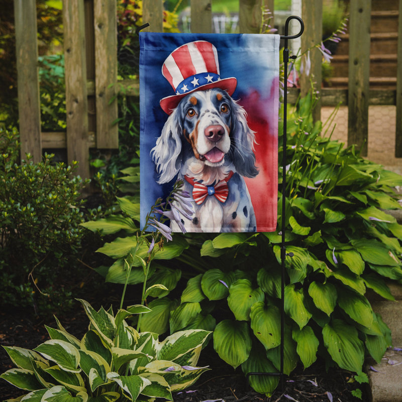 Drapeau patriotique du jardin américain, Setter anglais