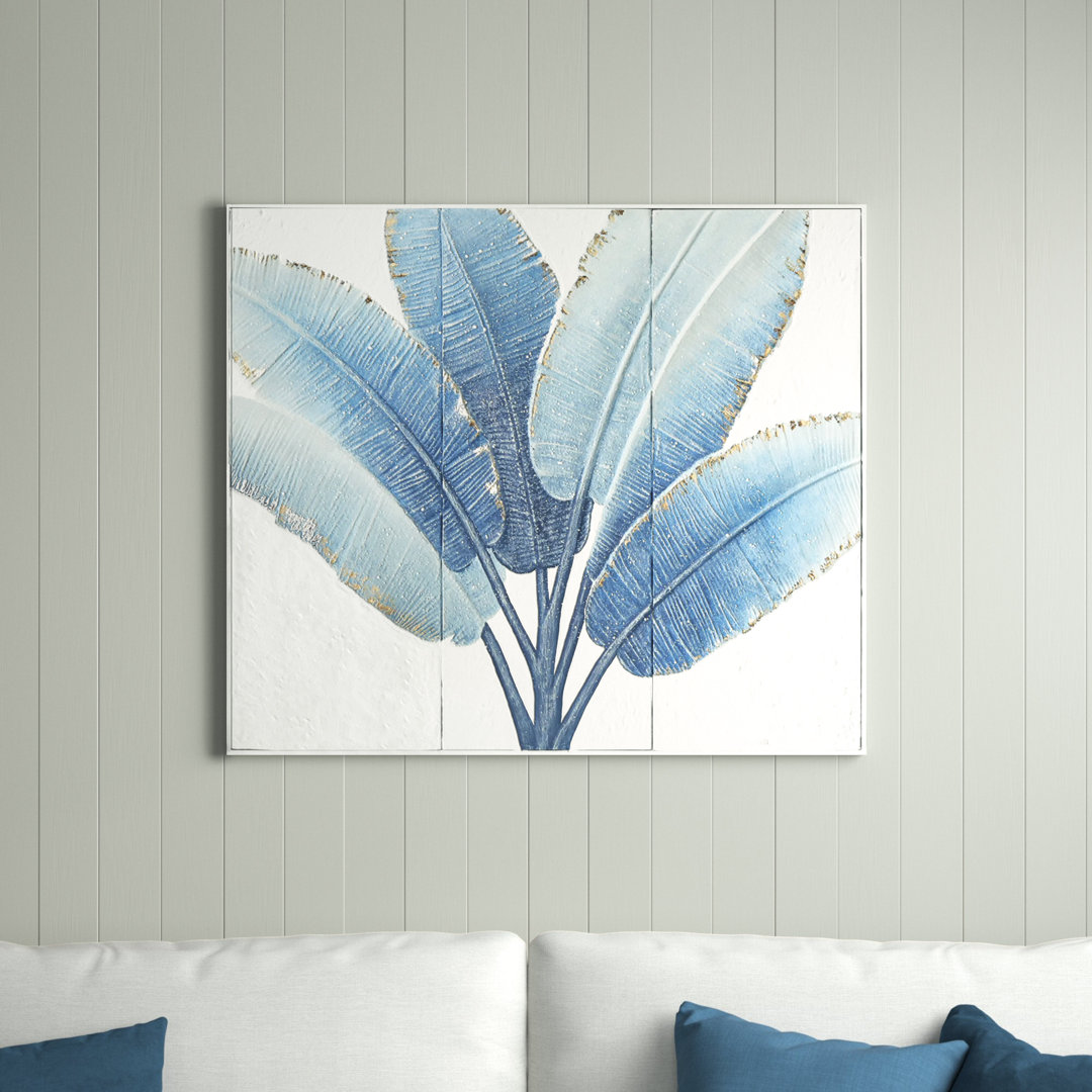 Coastal Plants & Flowers Wall Decor on Metal Beachcrest Home™