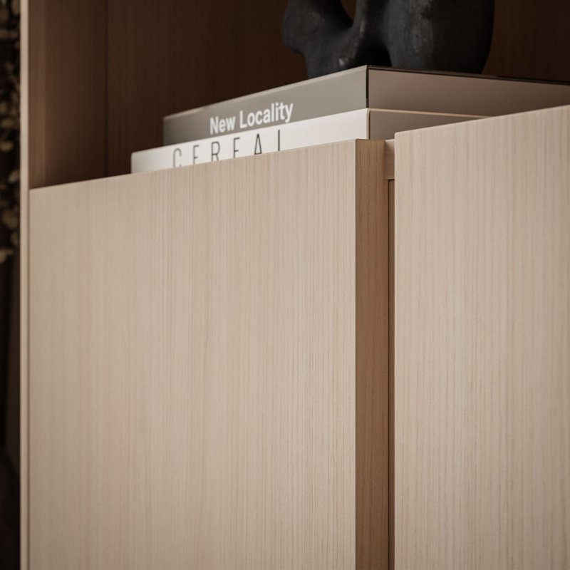 170cm H x 103cm W Bookcase, Vicenza Oak
