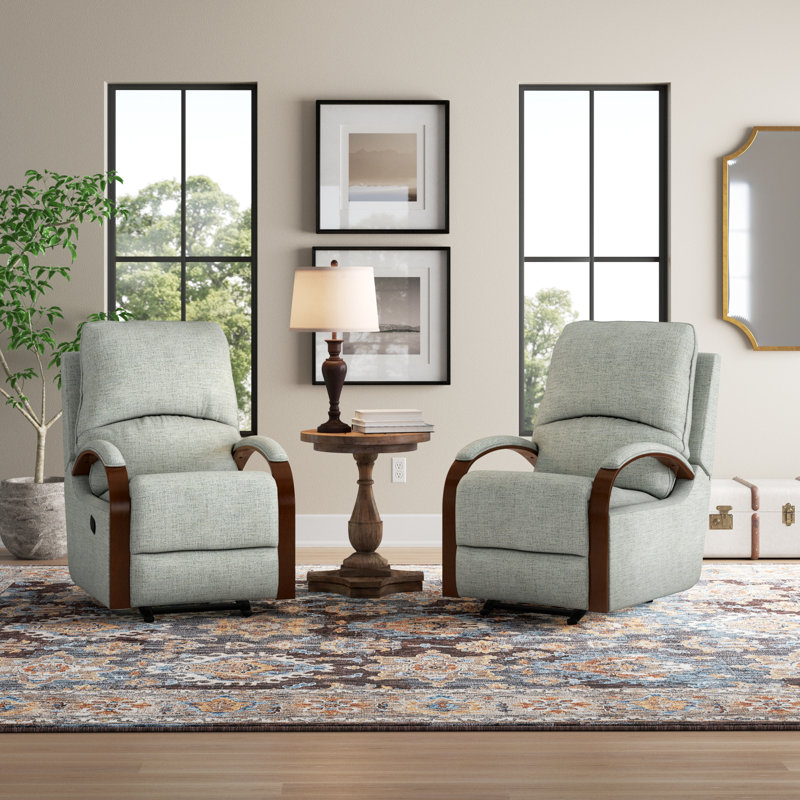 Avina 27.2'' Wide Manual Rocker Standard Recliner, Beige 