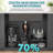 Durable Stainless Steel Single Bowl Topmount Kitchen Sink with Soundproofing and Efficient Drainage System