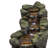 Tiered Rocky River Stream Water Fountain with LED Lights, 61", Brown-458783351
