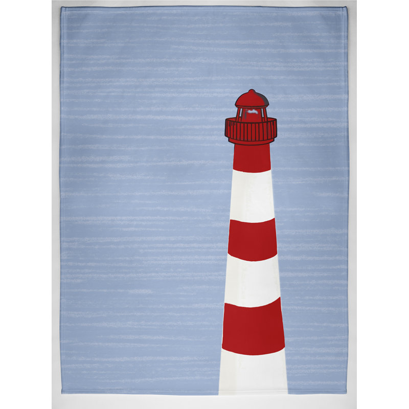 Wardel Plain Weave / Muslin Throw Blanket, Red
