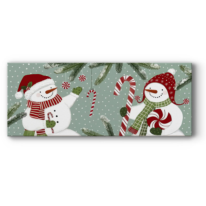 Frosty X 2 sur toile, H 24 po x l 60 po x P 1,5 po