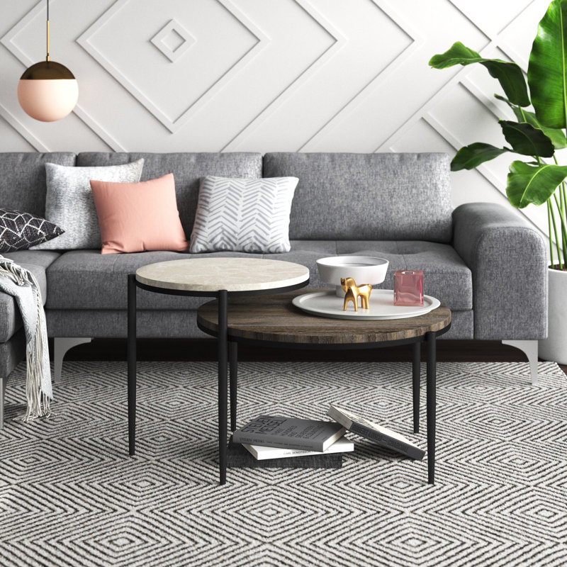 Hartste Coffee Table, Gray