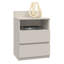 Abril 2 Drawer Bedside Table-100259961