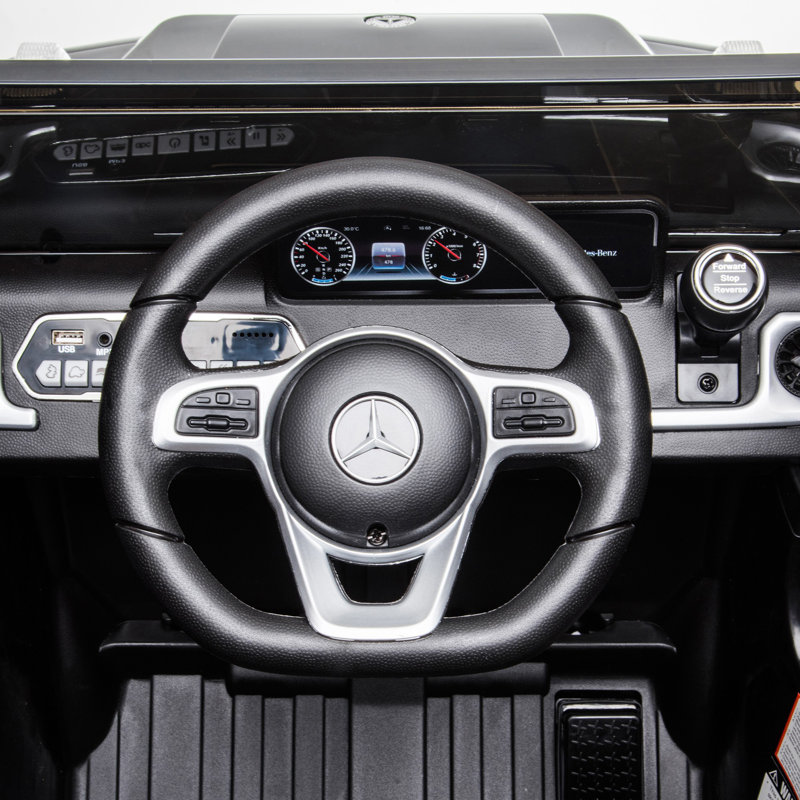 Black 12-Volt Mercedes Benz G500 Kids Ride-On Truck