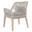 Chaise avec accoudoirs en bois massif Krisily-66300983