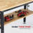 Work Table for Garage Adjustable Workbench with Power Outlets Pegboard Pad