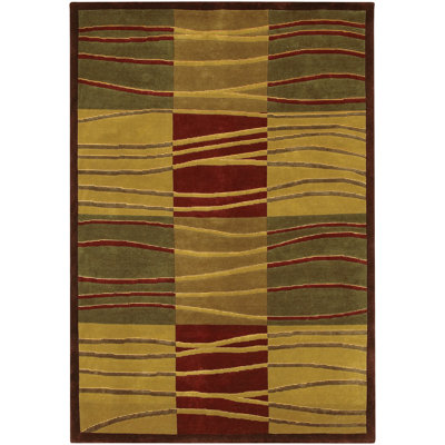 Aadi Beige/Green Area Rug