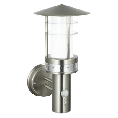 Budapest 33.5cm H Outdoor Wall Lantern with Dusk to Dawn